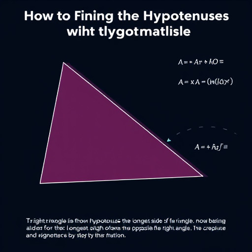 Как найти гипотенузу в прямоугольном треугольнике: пошаговое руководство