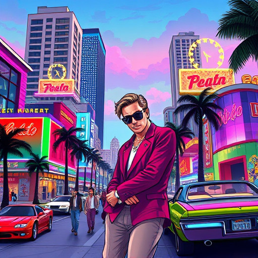 GTA Vice City: погружение в яркий мир 80-х